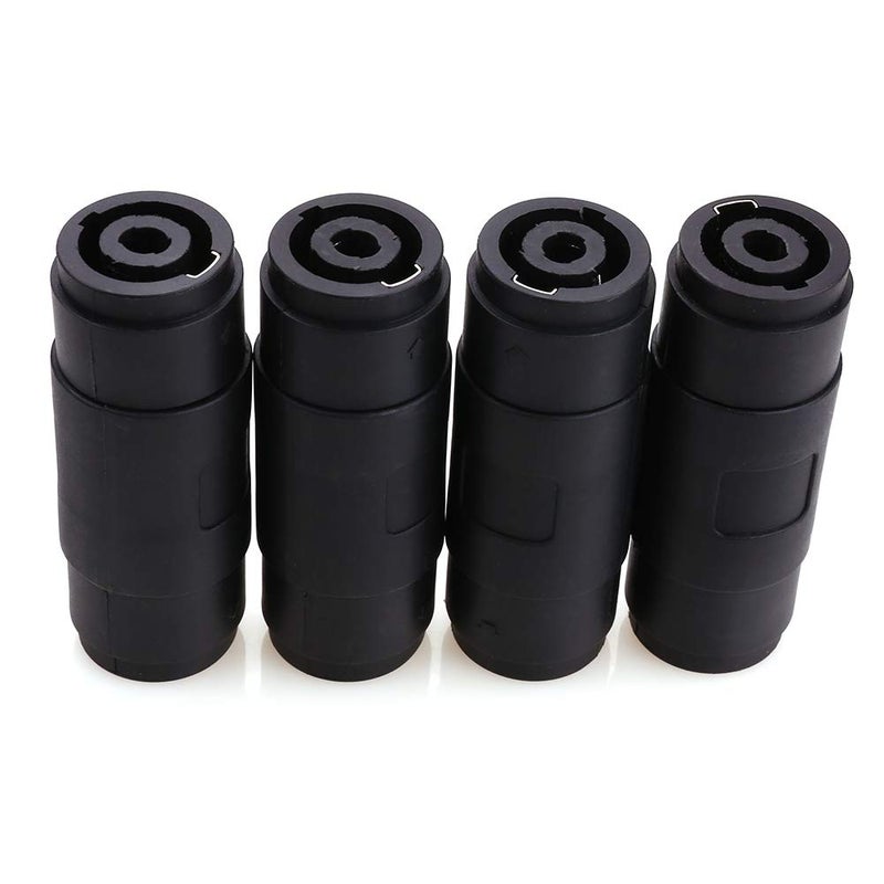 NANYI NL4FC speakon Cable NL4MMX Connector Adapter, 4Pin Speaker/Amp Speakon Female to Female Plug Jack Straight Coupler Cable Connector - 4 Pack - Image 4